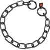 HS Sprenger Stainless Steel Short Link Training Collar Black