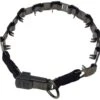 HS Sprenger Neck Tech Spiked Training Collar With Lock Lock Collar Matt Black