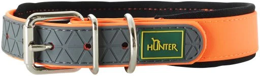 Hunter Convenience Collar For Dogs Neon Orange Color 1 Hunter Convenience Collar For Dogs Neon Orange Color
