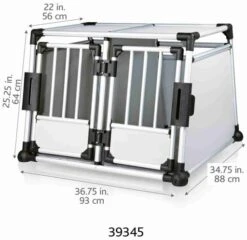 Trixie Double Aluminum Carrier