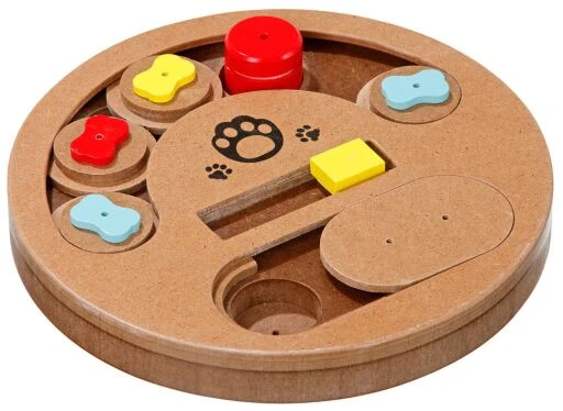 Karlie Flamingo Boney Wooden Intelligence Toy For Puppies 1 Karlie Flamingo Boney Wooden Intelligence Toy For Puppies