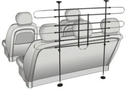 Karlie Flamingo Safety Car Grille Tara Black -Pet Supplies-Dogs Shop 27206 57001 d 02 3 g