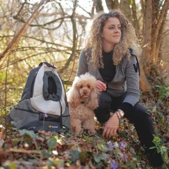 Ferplast Kangoo Cat Dog Backpack Small Grey 17 Ferplast Kangoo Cat Dog Backpack Small Grey -Pet Supplies-Dogs Shop 4 0190009194 1800x1800 6376253de7bf8 g