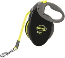 Flexi Neon Giant Leash Yellow Strap