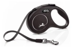 Flexi New Classic Leash Black Tape