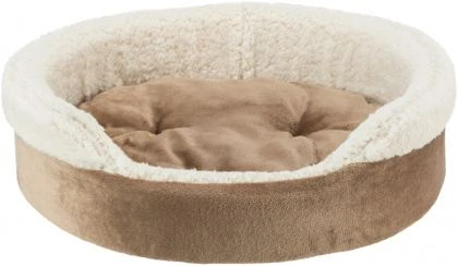 Trixie Beige And Brown Oval Cosma Oval Dog Bed 1 Trixie Beige And Brown Oval Cosma Oval Dog Bed