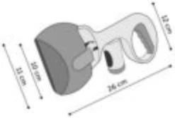 Flamingo Deposition Scoop Pure Blue+1 Roll Of Bags -Pet Supplies-Dogs Shop 427554 520031 t 01 3 g