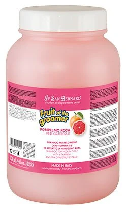 San Bernard Shampoo Pink Grapefruit For Medium Coat Dogs 3 San Bernard Shampoo Pink Grapefruit For Medium Coat Dogs - Image 3