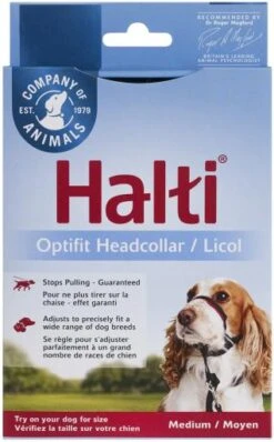 The Company Of Animals Optifit Padded Anti-Pulling Muzzle -Pet Supplies-Dogs Shop 43176 na halti optifit medium 2 g