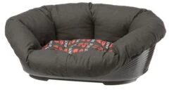 Ferplast Love Oval Plastic Oval Bed With Cushion