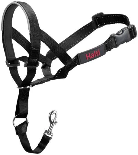 Halti Dog Muzzle Headcollar Black 1 Halti Dog Muzzle Headcollar Black
