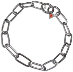 Chadog Stainless Steel Medium Link Metal Choke Collar
