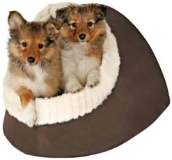 Trixie Beige And Brown Timur Soft Cave For Cats And Dogs -Pet Supplies-Dogs Shop 65701 pho pro dog clip 36320 1 1 g
