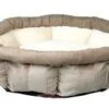 Trixie Cream And Brown Leona Bed For Cats And Dogs