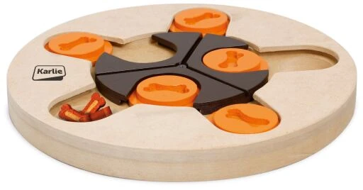 Flamingo Athena Wooden Intelligence Toy For Dogs 1 Flamingo Athena Wooden Intelligence Toy For Dogs