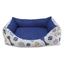 Arquivet Square Bone Bed With Bones For Dogs