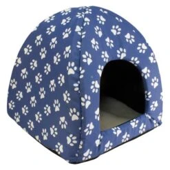 Arquivet Blue Footprints Igloo For Cats And Dogs