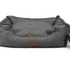 Gloria Pets Santillana Rectangular Gray Bed For Dogs