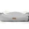 Gloria Pets Gray Rectangular Alquezar Bed For Dogs