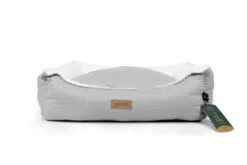 Gloria Pets Gray Rectangular Alquezar Bed For Dogs
