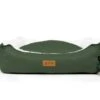 Gloria Pets Green Rectangular Alquezar Bed For Dogs