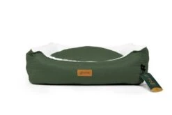 Gloria Pets Green Rectangular Alquezar Bed For Dogs