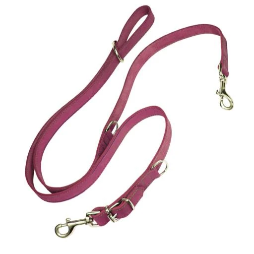 Gloria Pets Nobuk Pink Leather Strap 1 Gloria Pets Nobuk Pink Leather Strap