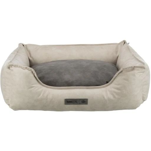 Trixie Vital Square Bed Calito Sand And Gray 1 Trixie Vital Square Bed Calito Sand And Gray