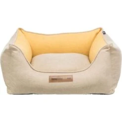 Trixie Yellow Canvas Square Bed