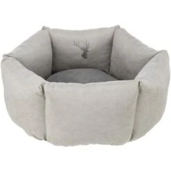 Trixie Round Bed Leni Sand And Grey