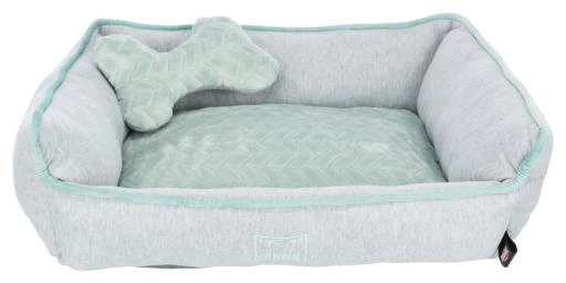 Trixie Junior Square Bed Gray And Mint Green 1 Trixie Junior Square Bed Gray And Mint Green