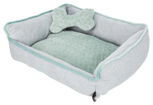 Trixie Junior Square Bed Gray And Mint Green 2 Trixie Junior Square Bed Gray And Mint Green - Image 2