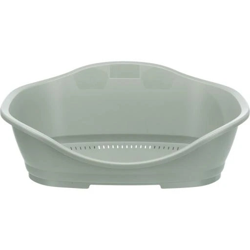 Trixie Sleeper Plastic Bed Gray And Green 1 Trixie Sleeper Plastic Bed Gray And Green