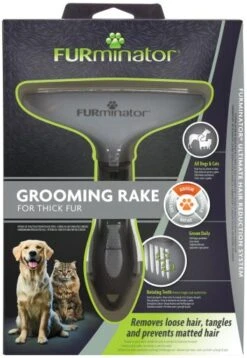 FURminator Grooming Rake For Dogs And Cats -Pet Supplies-Dogs Shop carda de aseo para perro gato 6 g