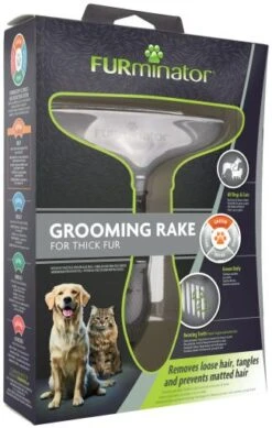 FURminator Grooming Rake For Dogs And Cats -Pet Supplies-Dogs Shop carda de aseo para perro gato 7 g
