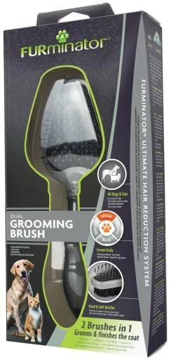 FURminator Double Grooming Brush For Dogs And Cats 7 FURminator Double Grooming Brush For Dogs And Cats - Image 7