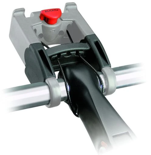 Flamingo Bicycle Basket Nylon Doggy Travel Junior Nylon, Gray / Red 38x28x27cm 3 Flamingo Bicycle Basket Nylon Doggy Travel Junior Nylon, Gray / Red 38x28x27cm - Image 3