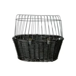 Trixie Wicker Bike Basket Osc., Grid -Pet Supplies-Dogs Shop cesto c colchao e tampa em arame p bicicleta 641b5b01834a6 g