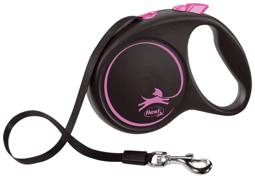 Flexi Black Design Strap Pink Strap