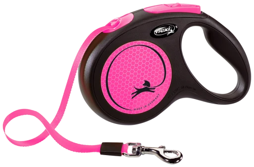 Flexi Strap New Neon Pink Ribbon