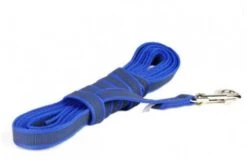 Julius K9 Long Blue Rubberized Leash With Handle For Dogs
