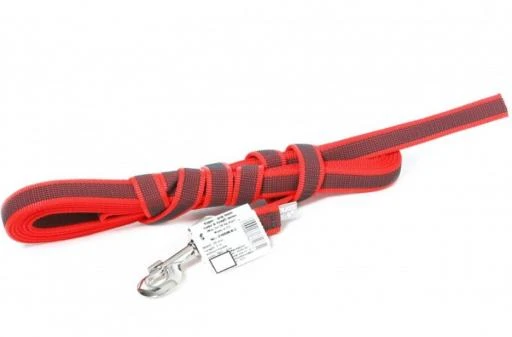 Julius K9 Red Long Rubberized Long Leash With Handle For Dogs 2 Julius K9 Red Long Rubberized Long Leash With Handle For Dogs - Image 2