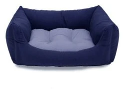 Yagu Rectangular Comfort Canvas Rectangular Cot Grey & Marine