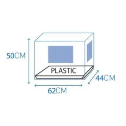 Duvo Plus Extra Strong Metal Cage With 2 Black Doors -Pet Supplies-Dogs Shop medidas jaula talla s 62bab4bacd348 g