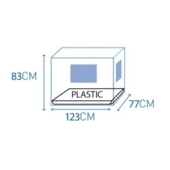 Duvo Plus Extra Strong Metal Cage With 2 Black Doors -Pet Supplies-Dogs Shop medidas jaula xxl 62bab4b83df42 g