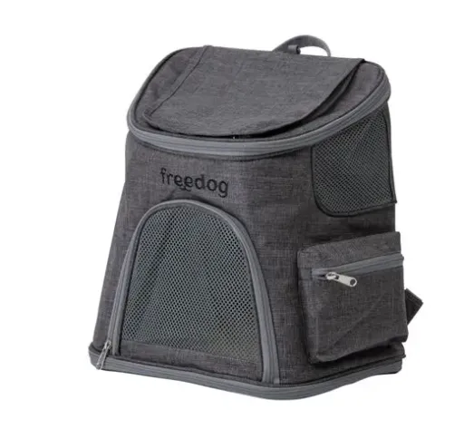 Freedog Dark Grey Makalu Backpack For Dogs And Cats 2 Freedog Dark Grey Makalu Backpack For Dogs And Cats - Image 2