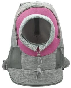 Freedog Mochila Misti Gris Y Rosa