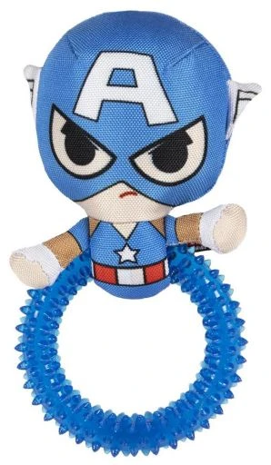 For Fan Pets Avengers Captain America Dog Teether 1 For Fan Pets Avengers Captain America Dog Teether