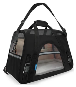 Freedog Carrier Fly Black Fabric